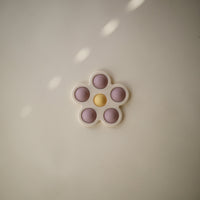 Mushie - Flower Press Toy (Soft Lilac)