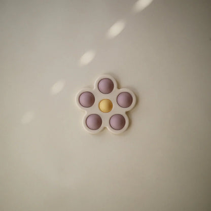 Mushie Mushie - Flower Press Toy (Soft Lilac) Learning Toys