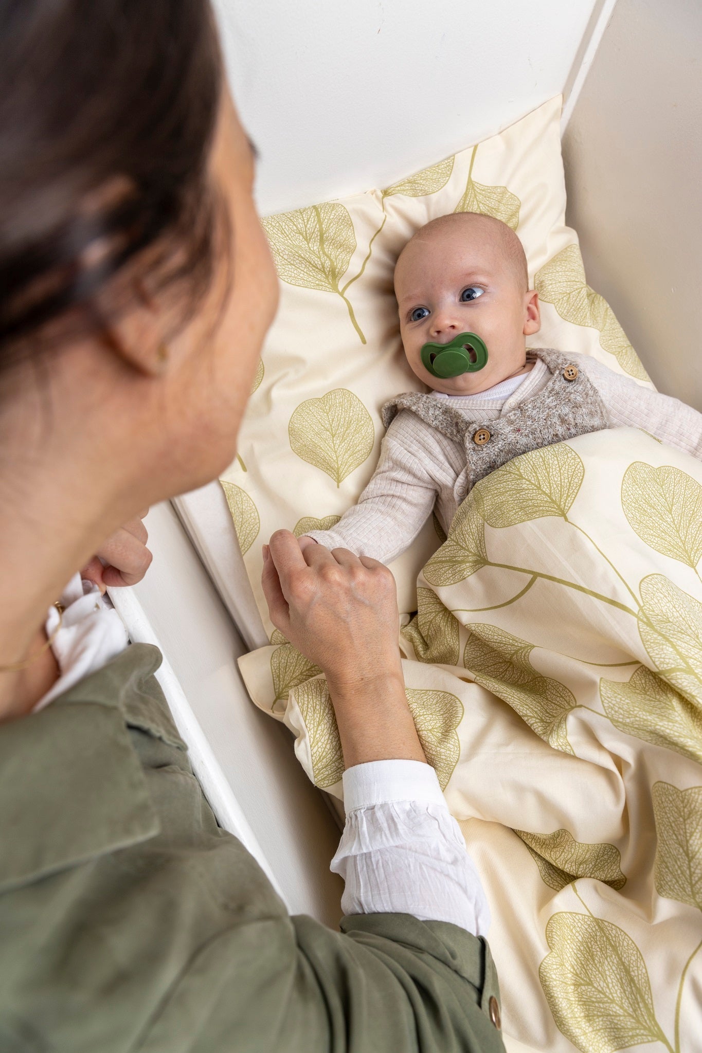 Lullaby Planet Lullaby Planet - Dental Silicone Soothers Size 2 - Forest Green &amp; Flint Stone 2 pcs. Comforter &amp; teether