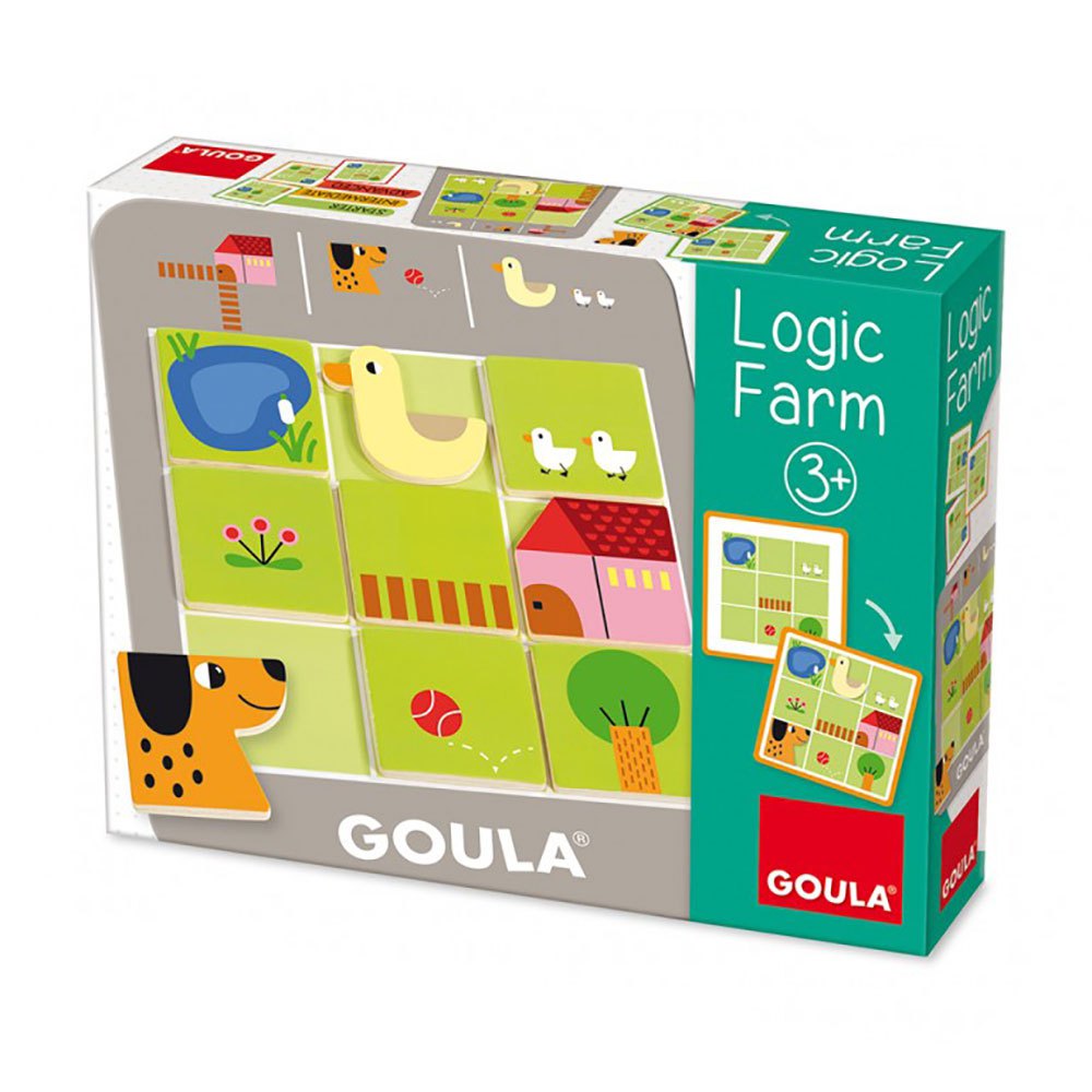 Goula Goula Logic Farm Wooden Toy