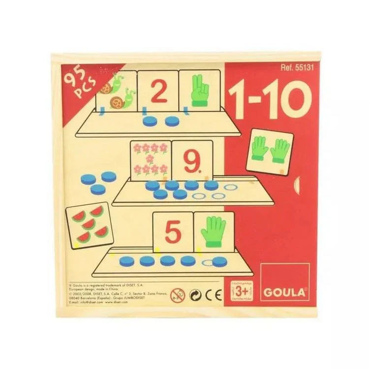 Goula Goula Game 1-10 Wooden Toy