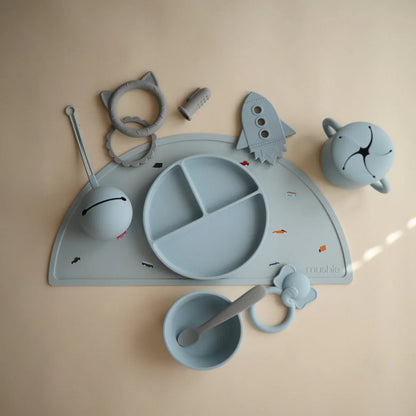 Mushie Mushie - Kids Snack Cup (Powder Blue) cup