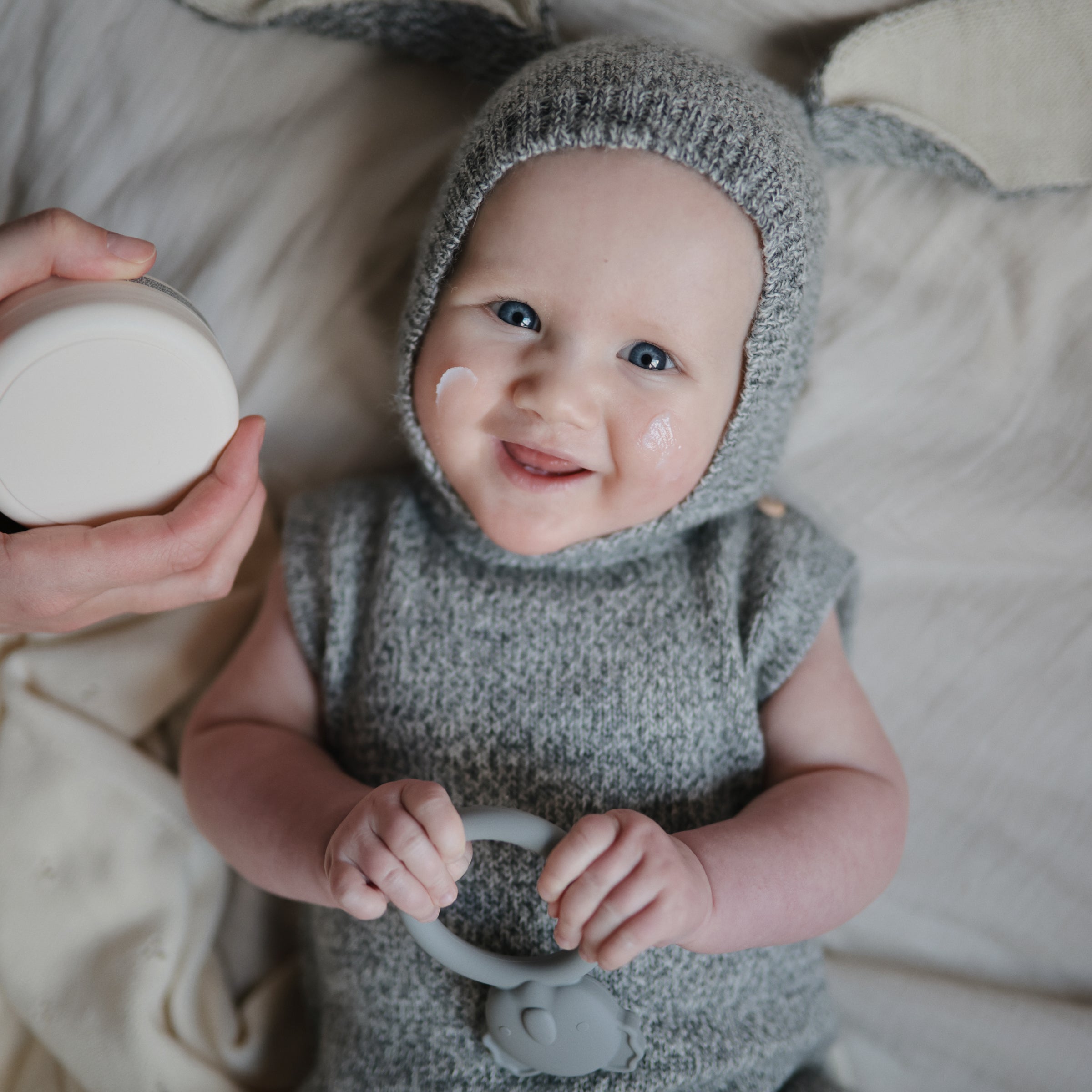 Mushie Mushie - Baby Koala Silicone Teether (Blue) Comforter &amp; teether