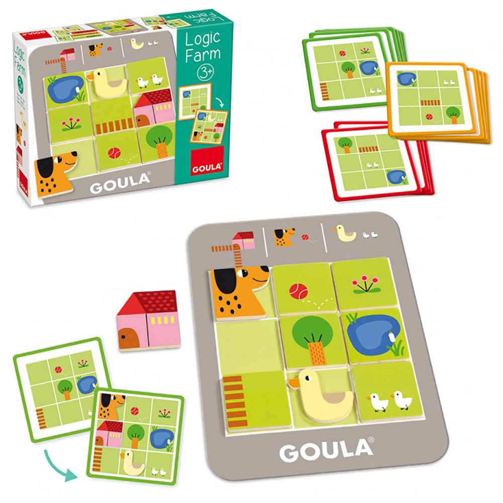 Goula Goula Logic Farm Wooden Toy