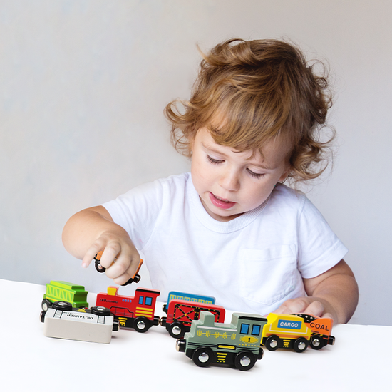 Leo & Friends - Little Train set 9pcs model image 