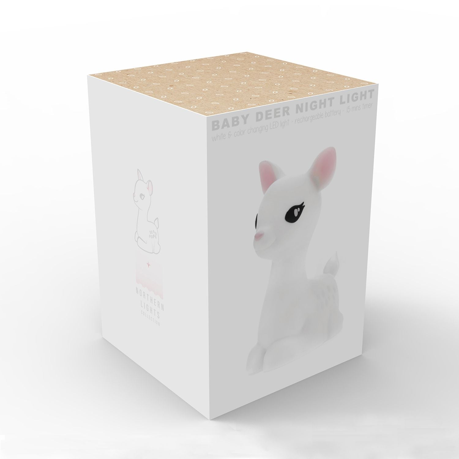 Dhink Dhink Fallow Deer Rechargeable Night Light Light Boxes