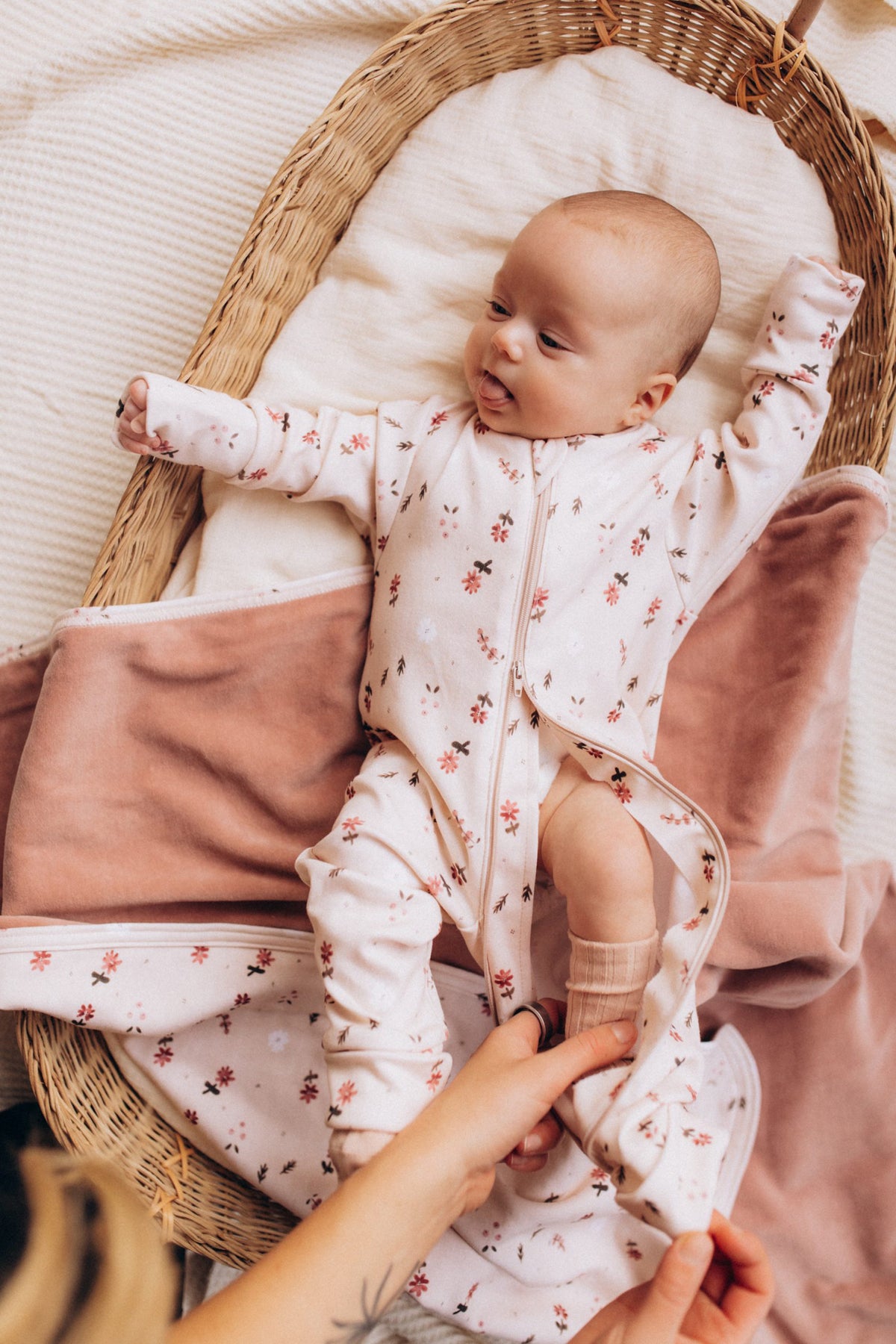 Sleepsuit with Zipper (GOTS)