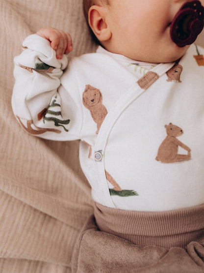 Longsleeve Wrap Bodysuit (GOTS)