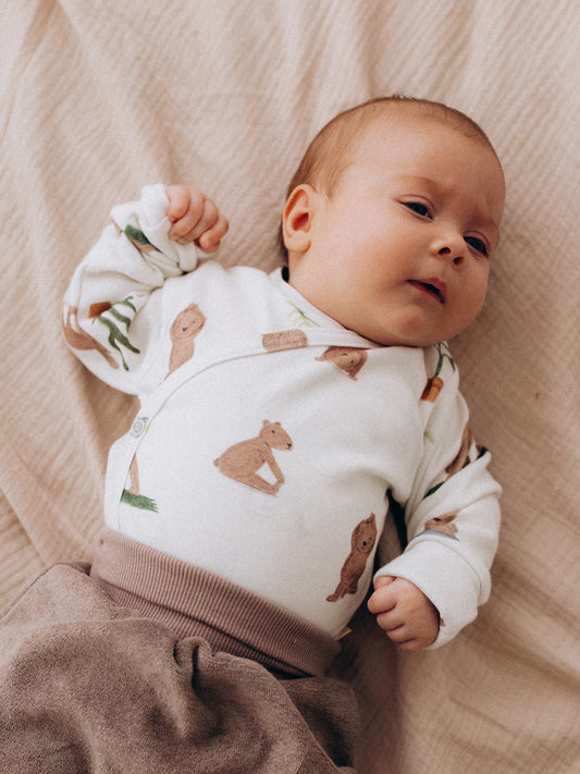 Longsleeve Wrap Bodysuit (GOTS)