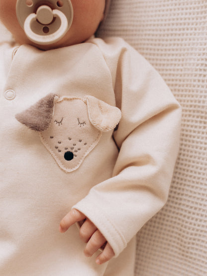French Terry Sleepsuit With Feet (GOTS)