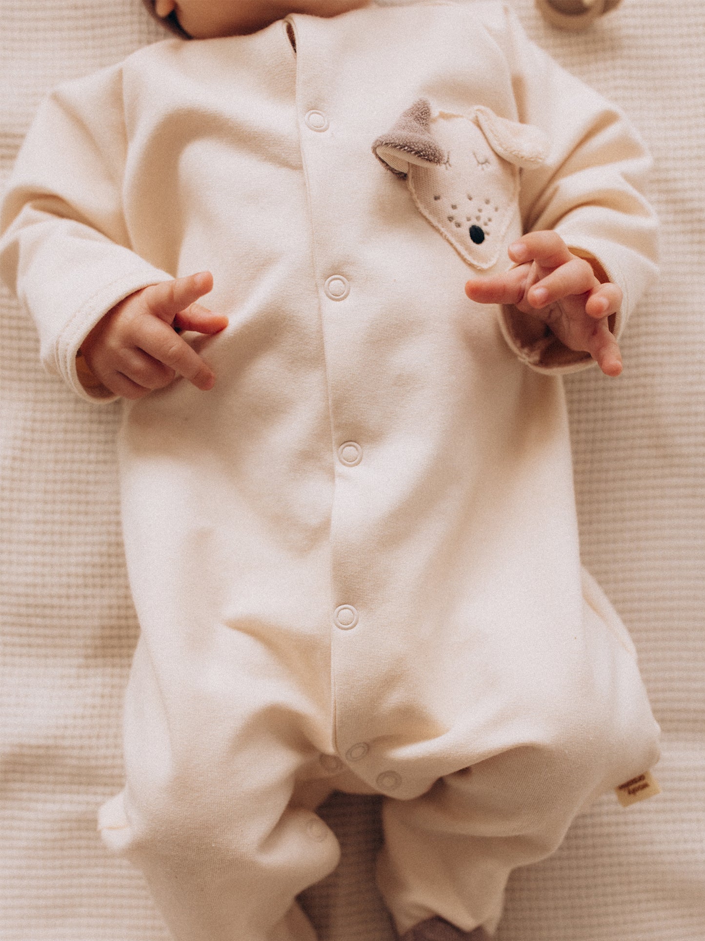 French Terry Sleepsuit With Feet (GOTS)