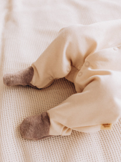 French Terry Sleepsuit With Feet (GOTS)