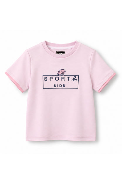 Girls Box Logo & Dino Short Sleeve T-Shirt