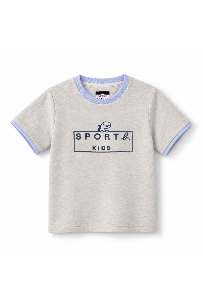 Kids Box Logo & Dino Short Sleeve T-Shirt