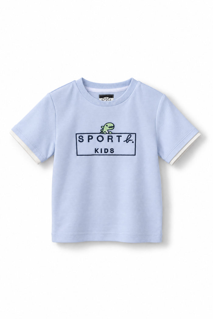 Kids Box Logo & Dino Short Sleeve T-Shirt