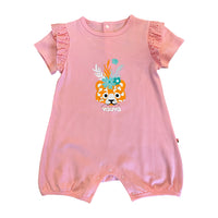 Vauva SS23 Safari - Baby Girls Leopard Print Cotton Bodysuit