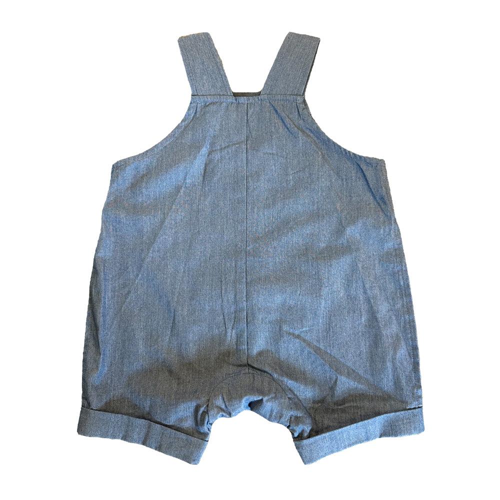 Vauva SS23 Safari - Baby Boys Lion Embroidery Cotton Sleeveless Romper-product image back