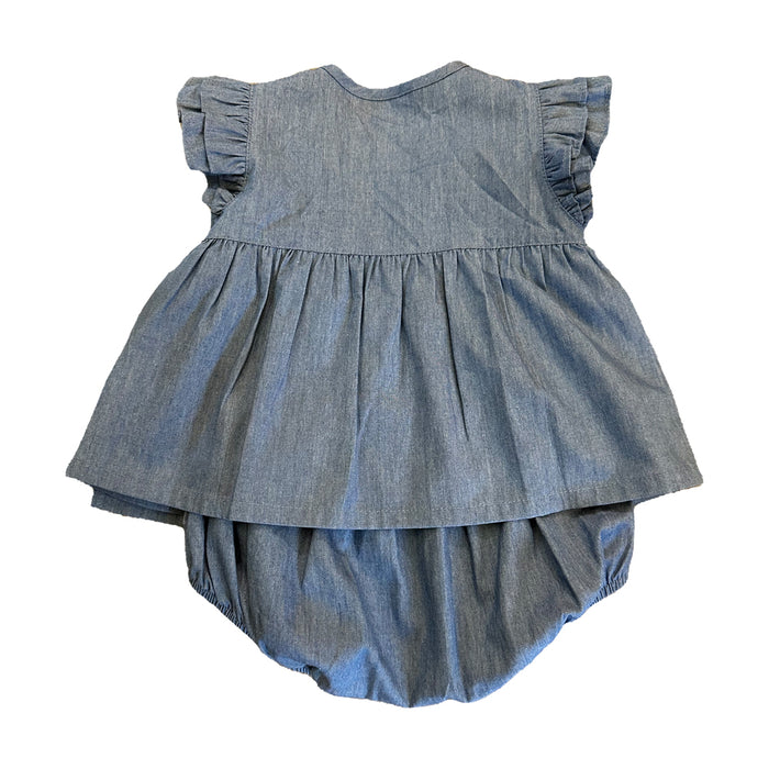 VAUVA Vauva SS23 Safari - Baby Girls Forest Print Cotton Bodysuit Bodysuit