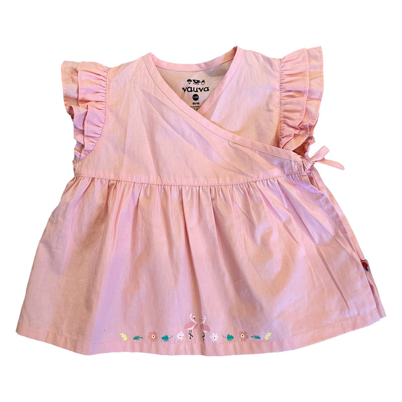 Vauva SS23 Safari - Baby Girls Animal Print Cotton Bodysuit - My Little Korner