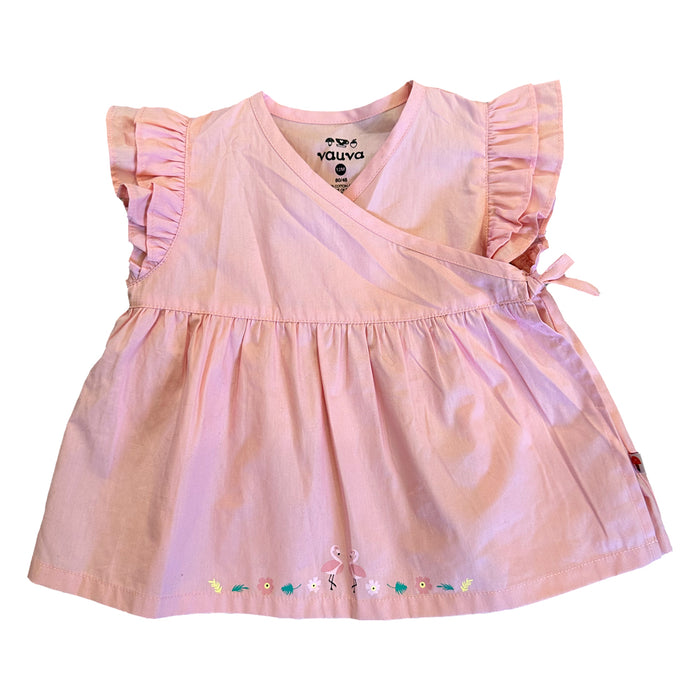 Vauva SS23 Safari - Baby Girls Animal Print Cotton Bodysuit 12 months