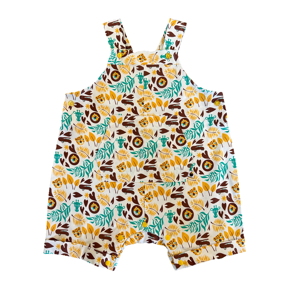 VAUVA Vauva SS23 Safari - Baby Boys All Over Print Cotton Sleeveless Romper Romper