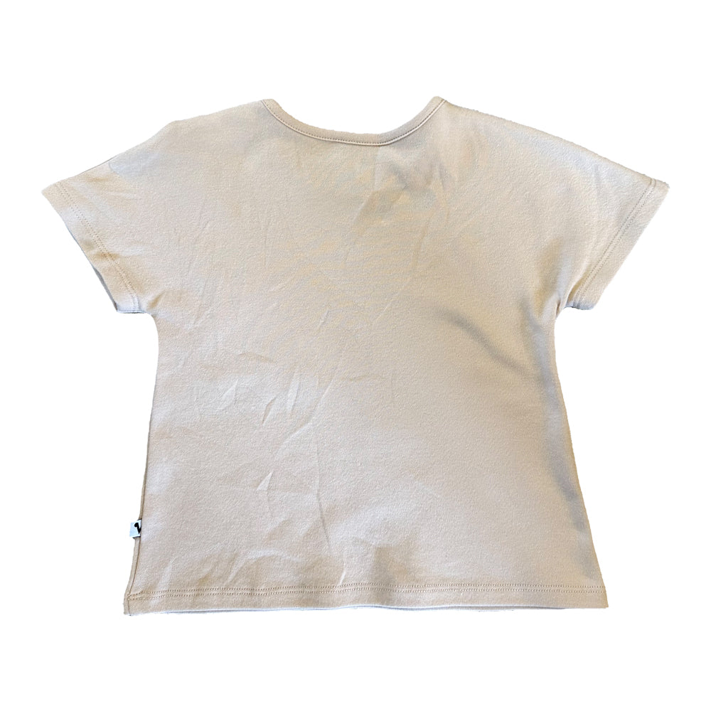 Vauva SS23 Safari - Baby Boys Leopard Cotton Shorts Sleeve Pocket T-shirt-product image back