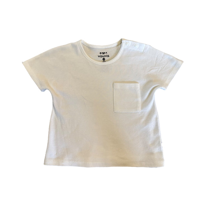 Vauva SS23 Safari - Baby Boys Solid Cotton Shorts Sleeve Pocket T-shirt