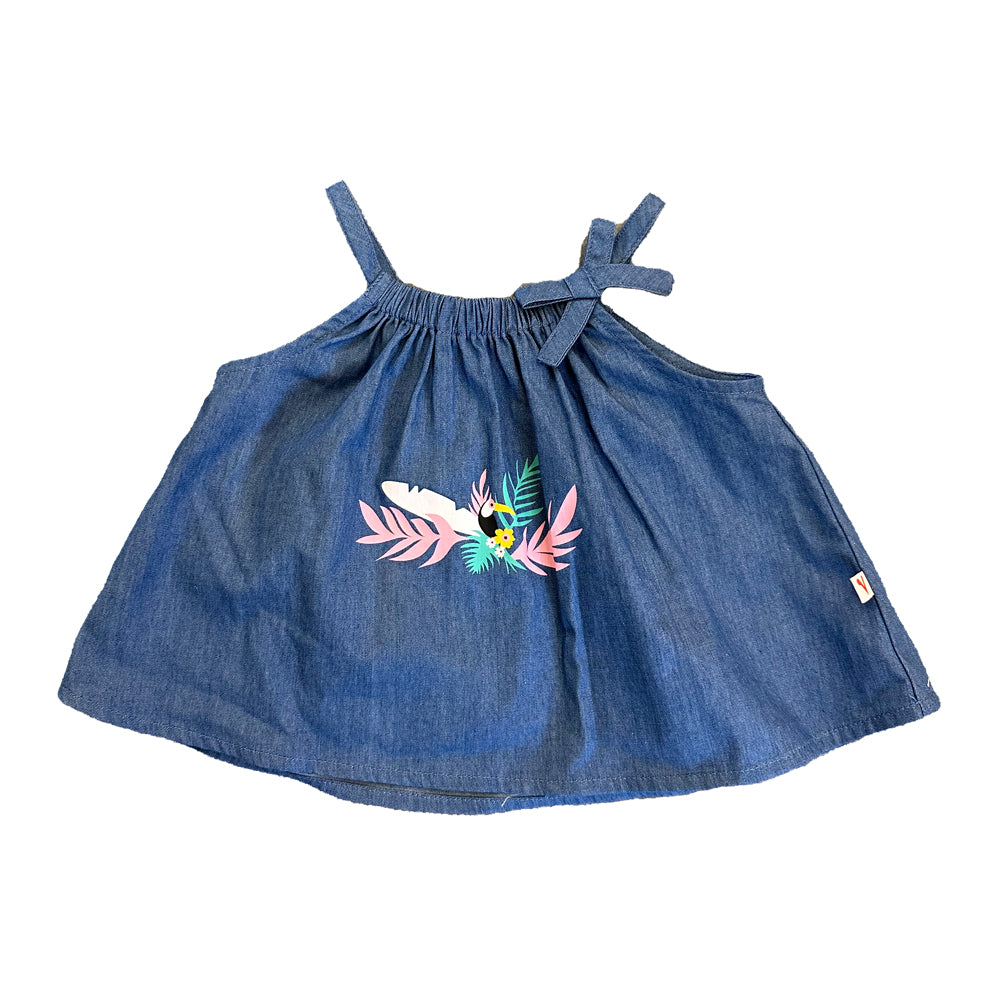 VAUVA Vauva SS23 Safari - Baby Girls Animal Print Cotton Top & Bottom Set Top & Bottom Set