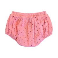 Vauva SS23 Safari - Baby Girls Eyelet Cotton Bodysuit (Pink)
