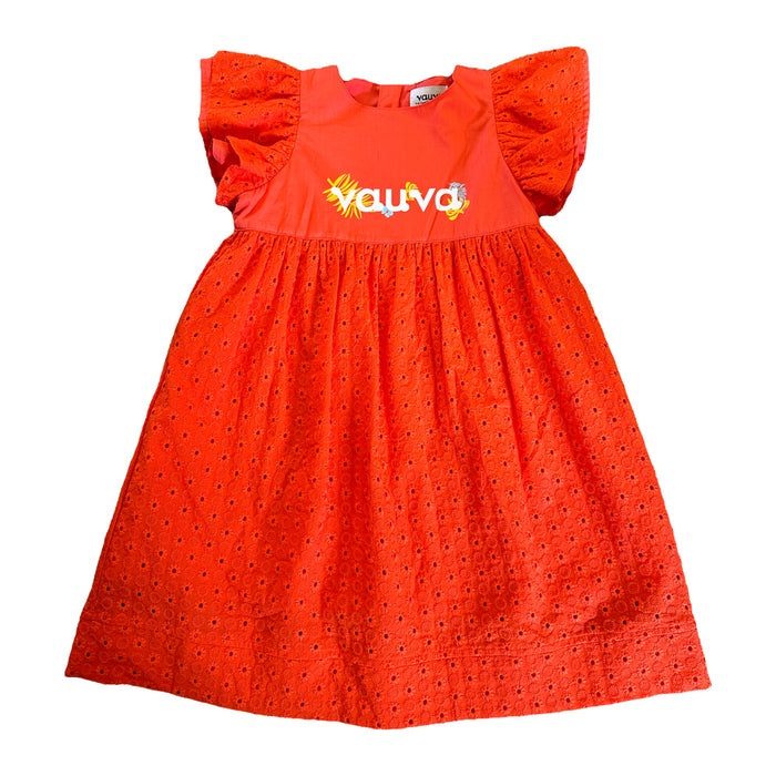 Vauva SS23 Safari - Girls Cotton Dress-product image front