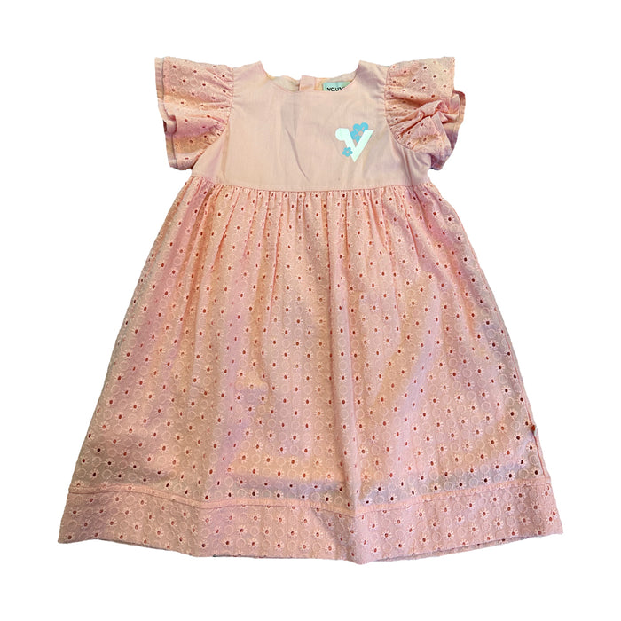 VAUVA Vauva SS23 Safari - Girls Ruffle Cotton Dress Dresses