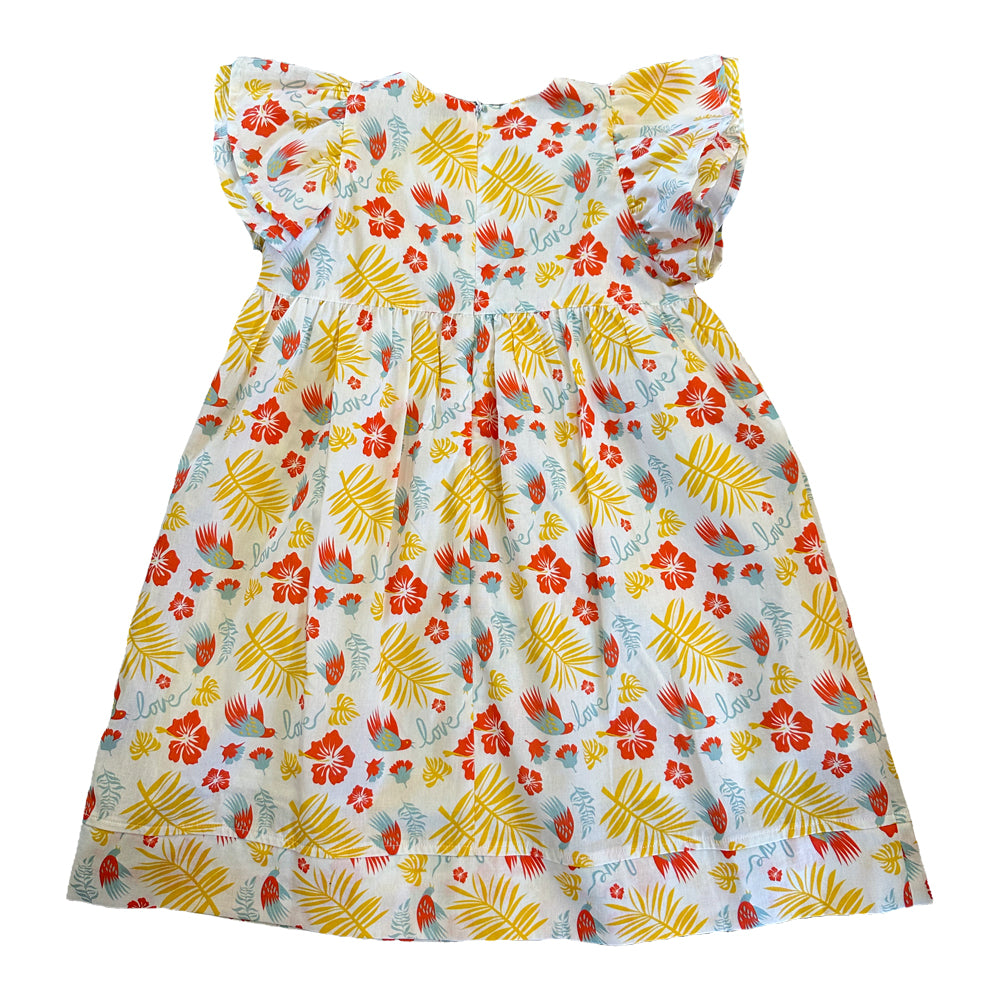 Vauva SS23 Safari - Girls Floral Print Cotton Dress