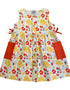 VAUVA Vauva SS23 Safari - Girls Floral Print Two Pocket Cotton Dress Dresses