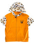 VAUVA Vauva SS23 Safari - Boys Leopard Print Cotton Short Sleeve Jacket (Orange) Coat & Jacket