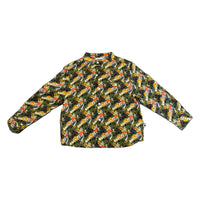 Vauva SS23 Safari - Boys Tiger Print Long Sleeve Cotton Shirt