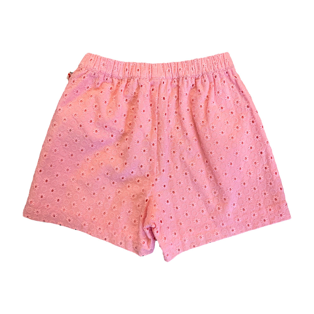 VAUVA Vauva SS23 Safari - Girls Eyelet Lace Shorts (Pink) Shorts