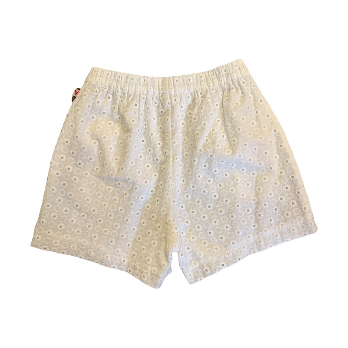 Vauva SS23 Safari - 女童蕾絲短褲（白色）