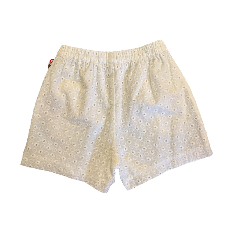 VAUVA Vauva SS23 Safari - Girls Eyelet Lace Shorts (White) Shorts