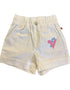 VAUVA Vauva SS23 Safari - Girls Vauva Logo Cotton Shorts (White) Shorts