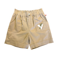 VAUVA Vauva SS23 Safari - Girls Vauva Logo Cotton Shorts (Khaki) Shorts