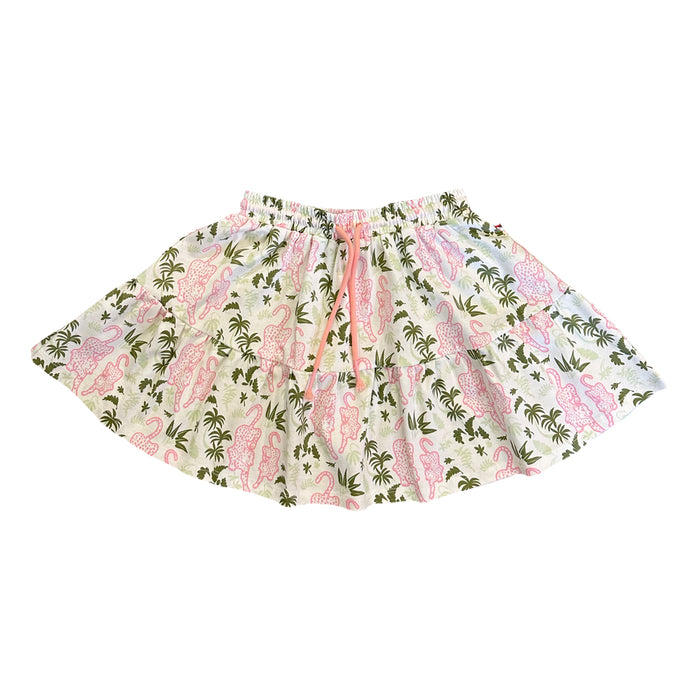 VAUVA Vauva SS23 Safari - Girls Forest Print Cotton Skirt Skirt