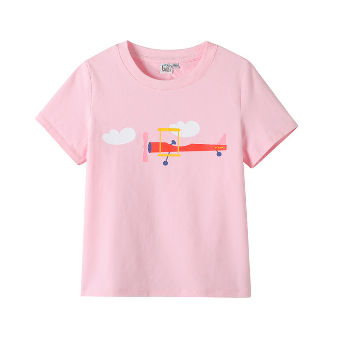 Vauva - Kid  Short-sleeve Tee Top Aircraft Print