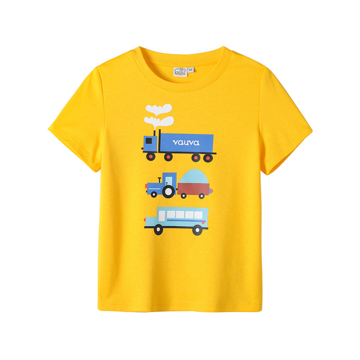 Vauva - Kid  Short-sleeve Tee Top Trucks Print