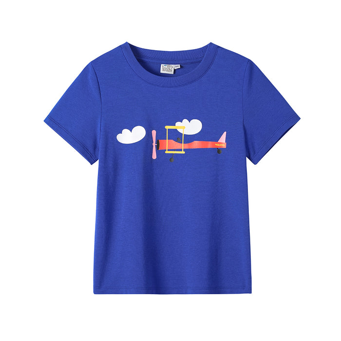 Vauva - Kid  Short-sleeve Tee Top Aircraft Print