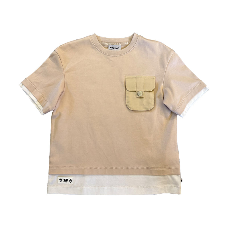 Vauva SS23 Safari - Boys Cotton Short Sleeve Pocket T-shirt