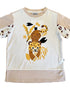 VAUVA Vauva SS23 Safari - Boys Leopard Color Matching Cotton Short Sleeves T-shirt Tops