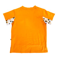 VAUVA Vauva SS23 Safari - Boys Leopard Logo Color Matching Cotton Short Sleeves T-shirt Tops