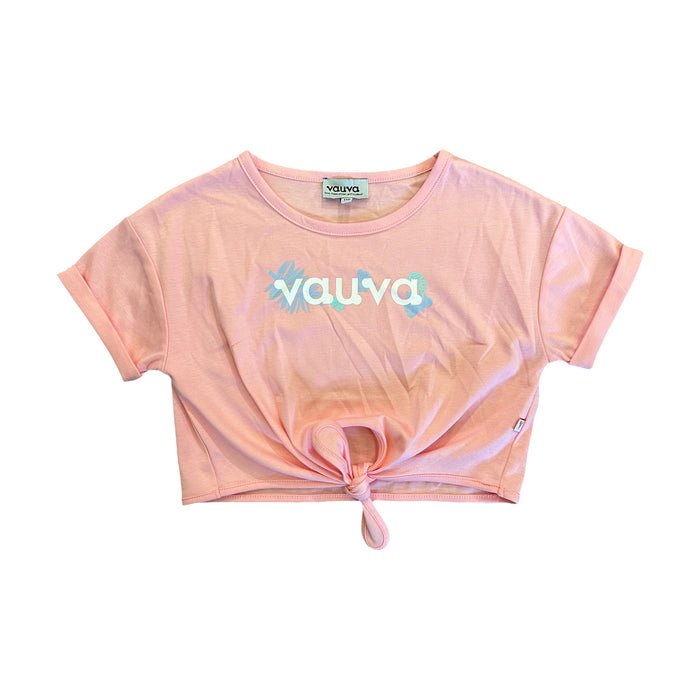 Vauva SS23 Safari - 女童短袖上衣 (粉紅色)