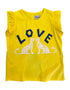 VAUVA Vauva SS23 Safari - Girls Leopard Print Ruffle Cotton Short Sleeves Vest Vest