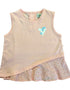 VAUVA Vauva SS23 Safari - Girls Vauva Logo Print Cotton Vest Vest